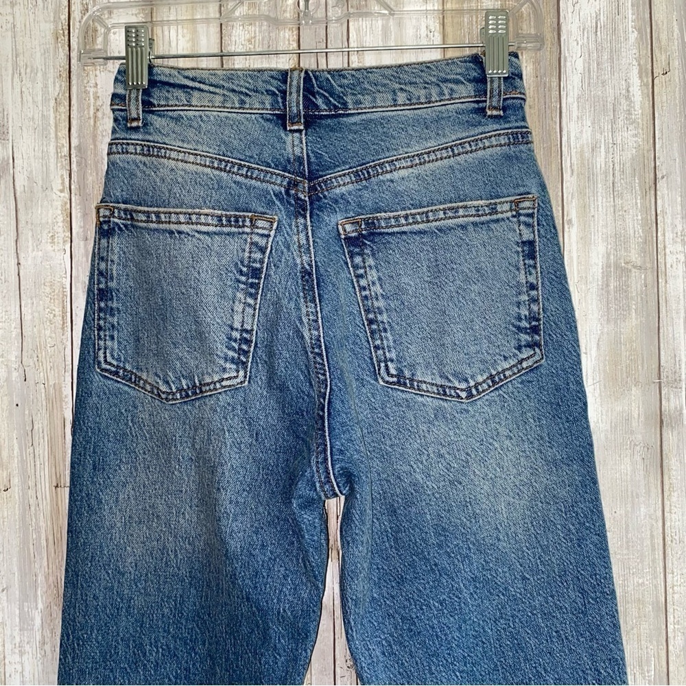 Reformation Liza Ultra High Rise Straight Jeans Size 24 NWT Sustainable Denim - Picture 6 of 12